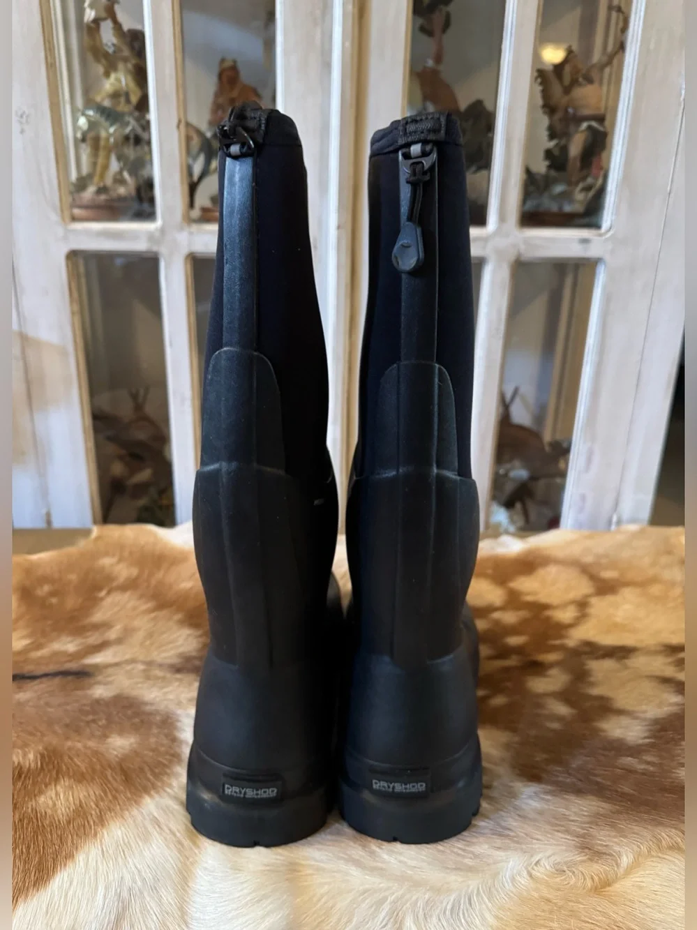 Men’s 10/10 1/2 Big Bobby Dryshod Black Waterproof Boots new never worn - Picture 2 of 14